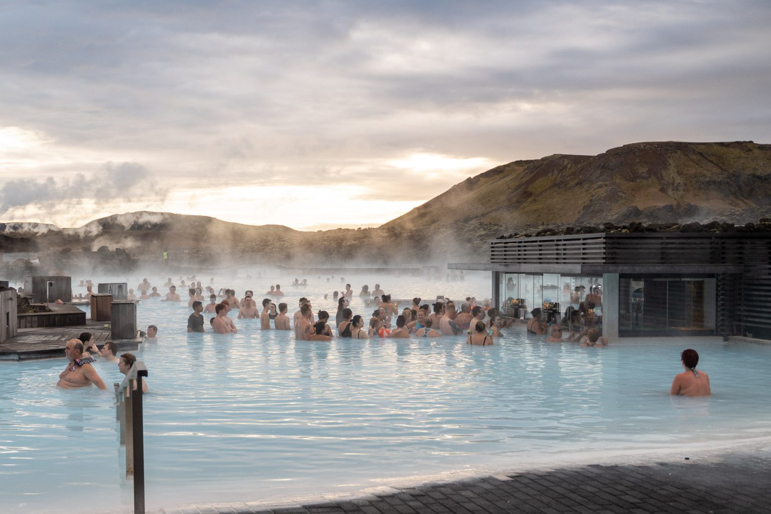Photograph of the Blue Lagoon during the Iceland Retreat