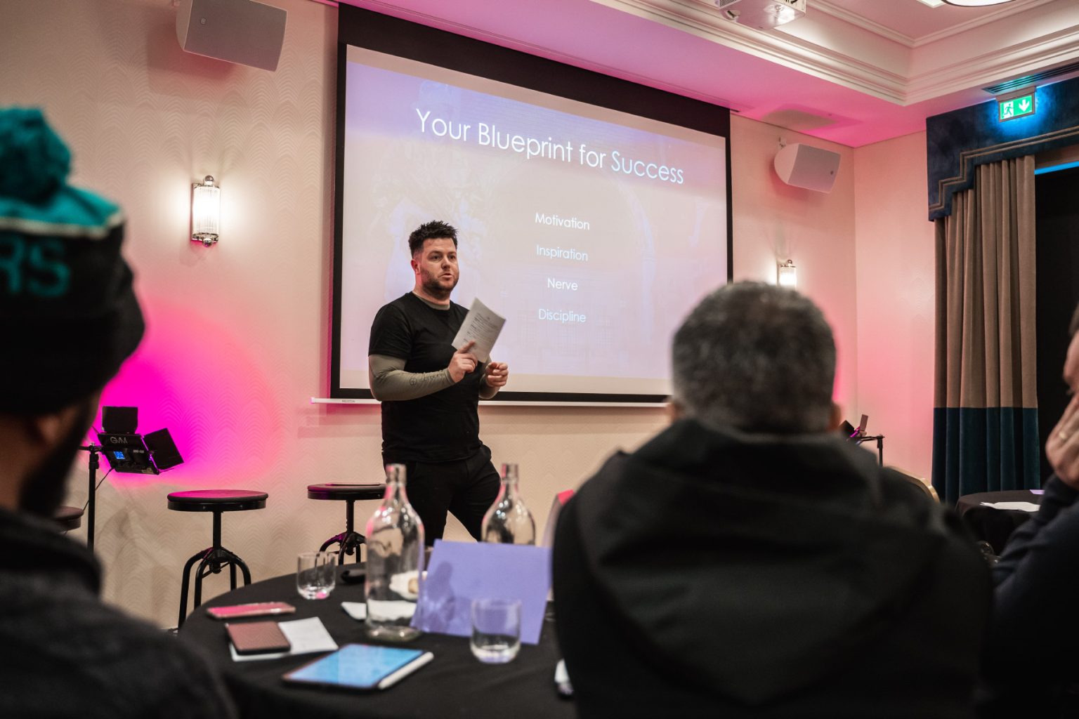 Photograph of Be the Standard member Mark Dunn at the Iceland Retreat