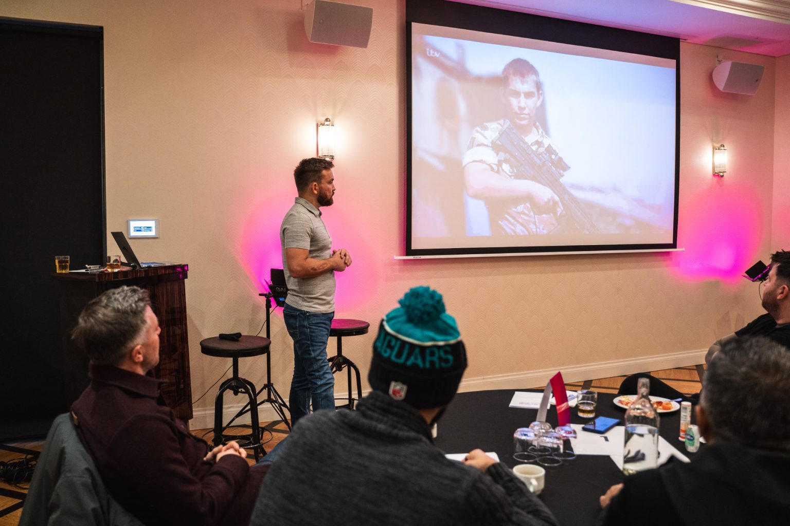 Be the Standard Ambassador Andy Grant speaking at the Iceland Retreat